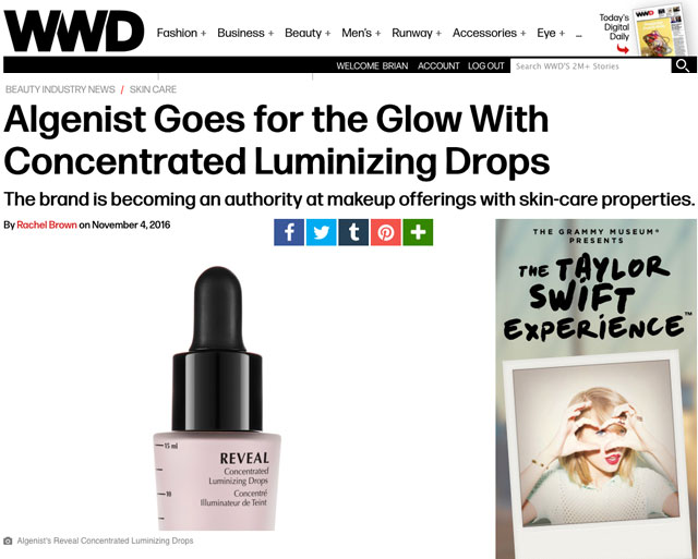 Algenist Goes for the Glow With Concentrated Luminizing Drops
